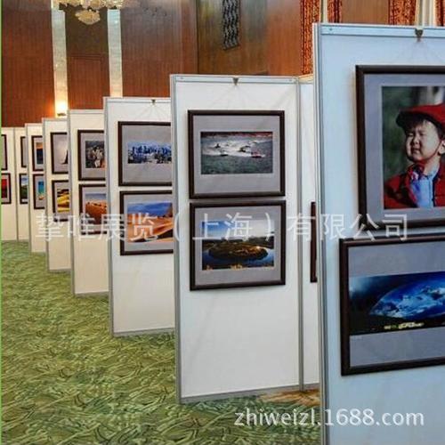 艺术文化活动宣传展示板墙 扇形画展摄影图展展板 上海工厂